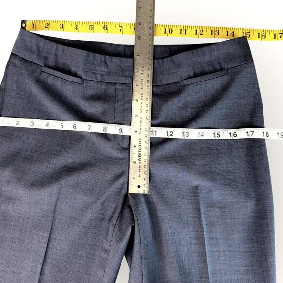 Classiques Entier Wool Blend 2 Piece Suit Set Blazer Jacket Size 6 Pants 8 Gray - Picture 10 of 12